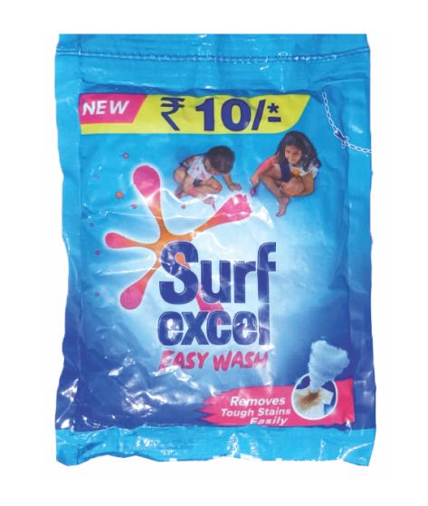 Surf Excel Easy Wash Detergent Powder, 75 g Pouch ,Rs.10 | pack of 12